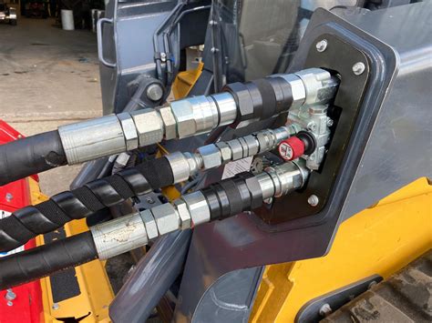 cat skid steer auxiliary hydraulics slow|cat skid steer hydraulic coupler.